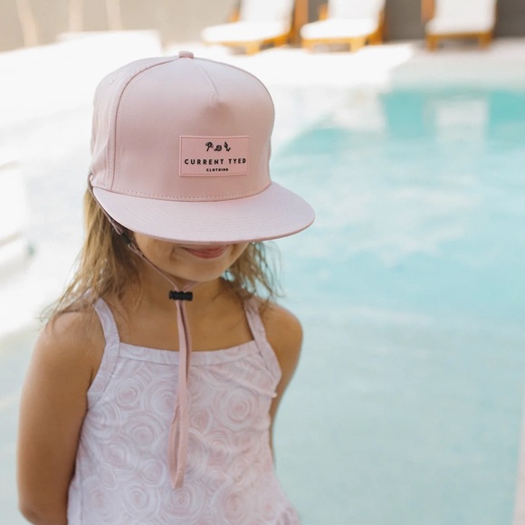 Current Tyed Classic Waterproof Snapback Hat in Blush - Picture 7 of 7